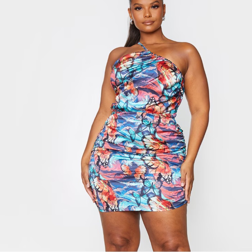Butterfly mini dress NWT